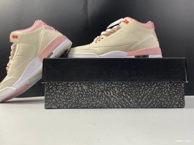 Rep Husky Jordan 3 Pink Air (W) Rust CK9246-116 Retro Sail 0727